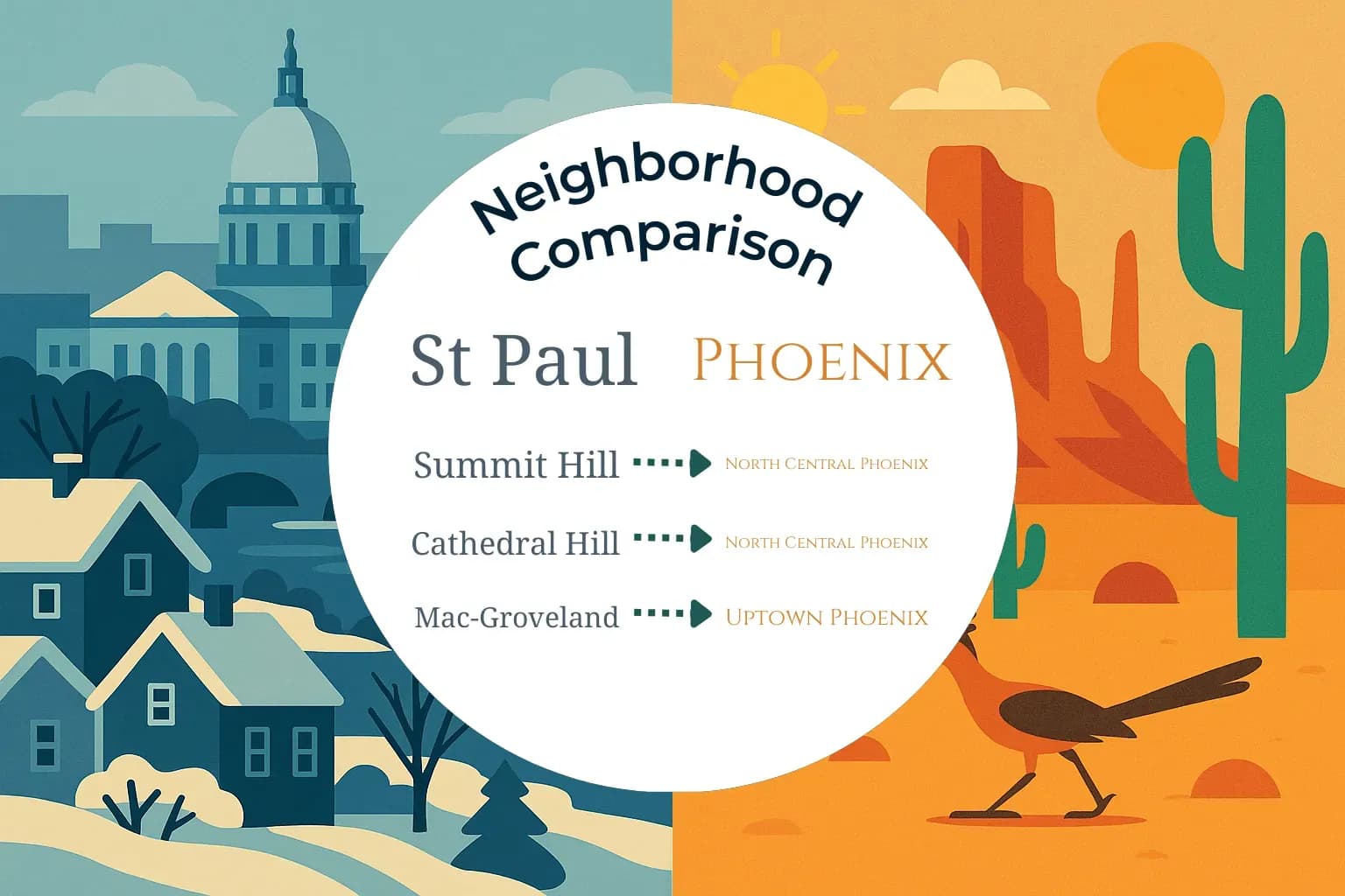 St. Paul vs Phoenix Neighborhood Comparison