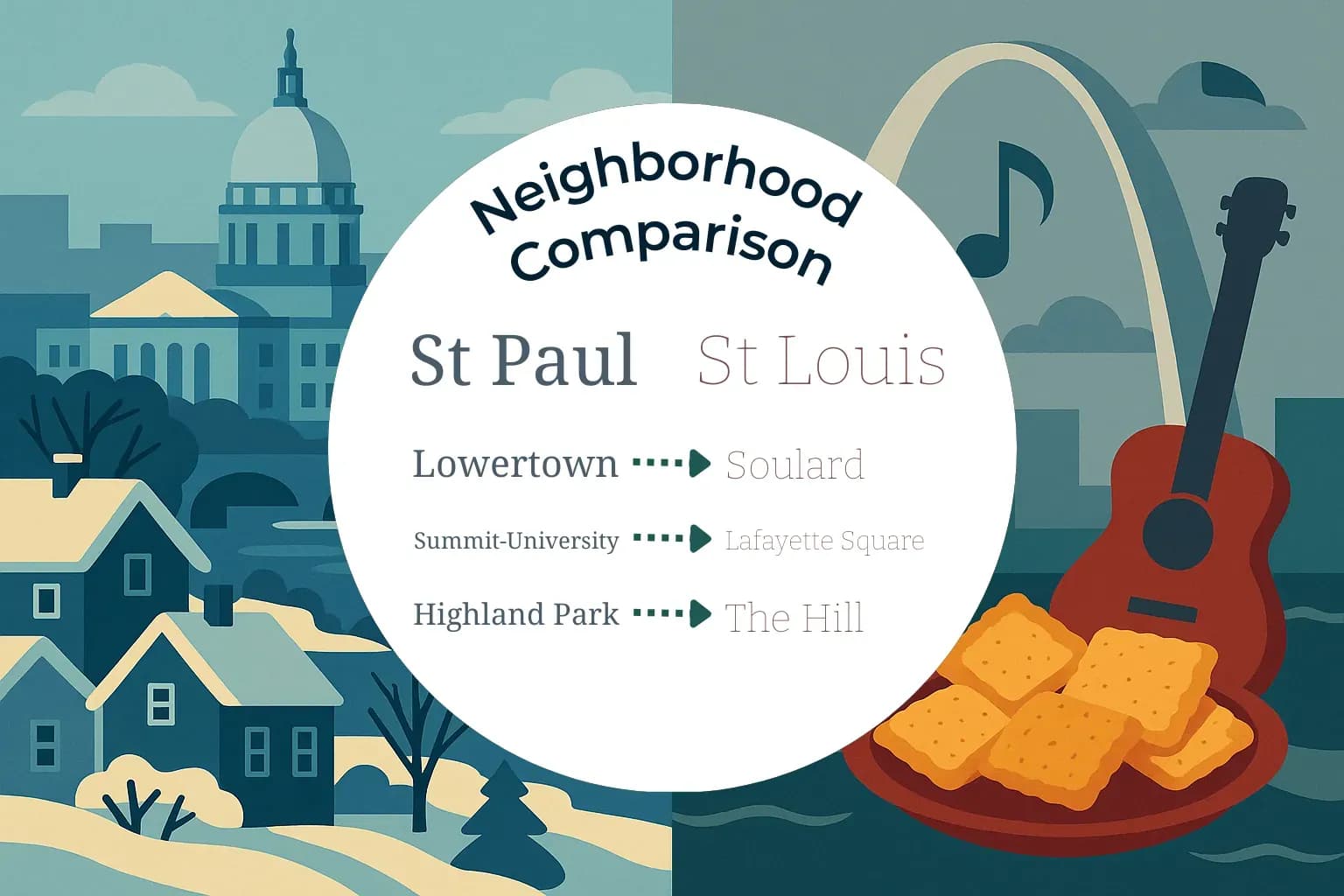 St. Paul vs St. Louis Neighborhood Comparison