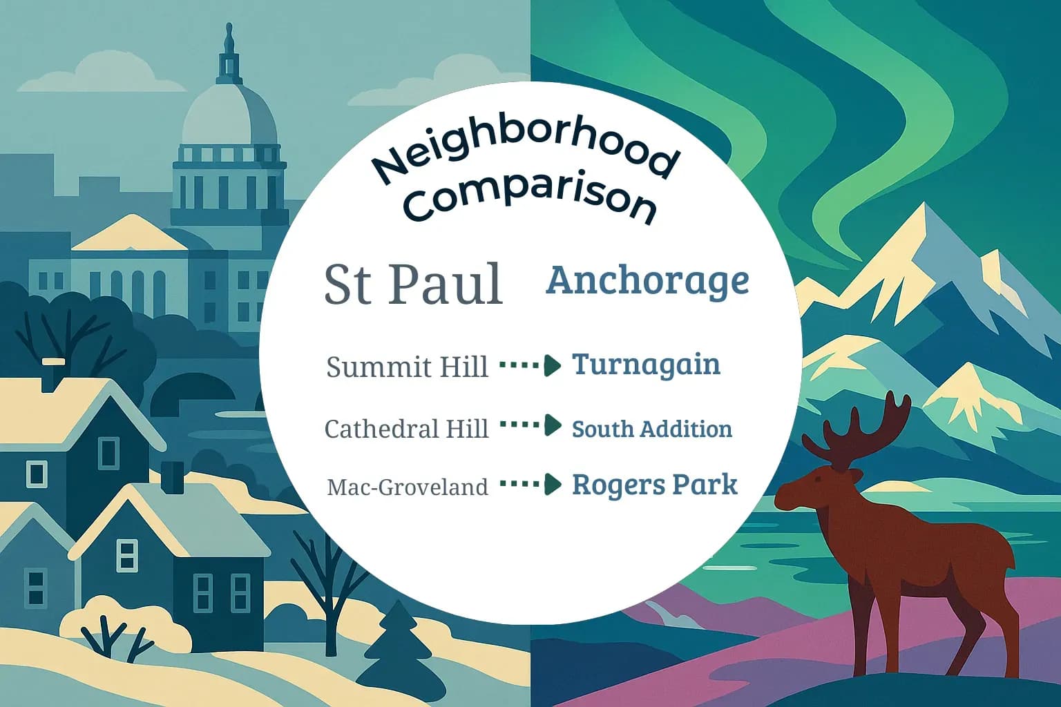 St. Paul vs Anchorage Neighborhood Comparison