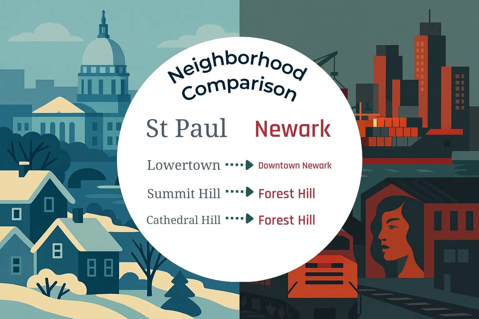 St. Paul vs Newark Neighborhood Comparison
