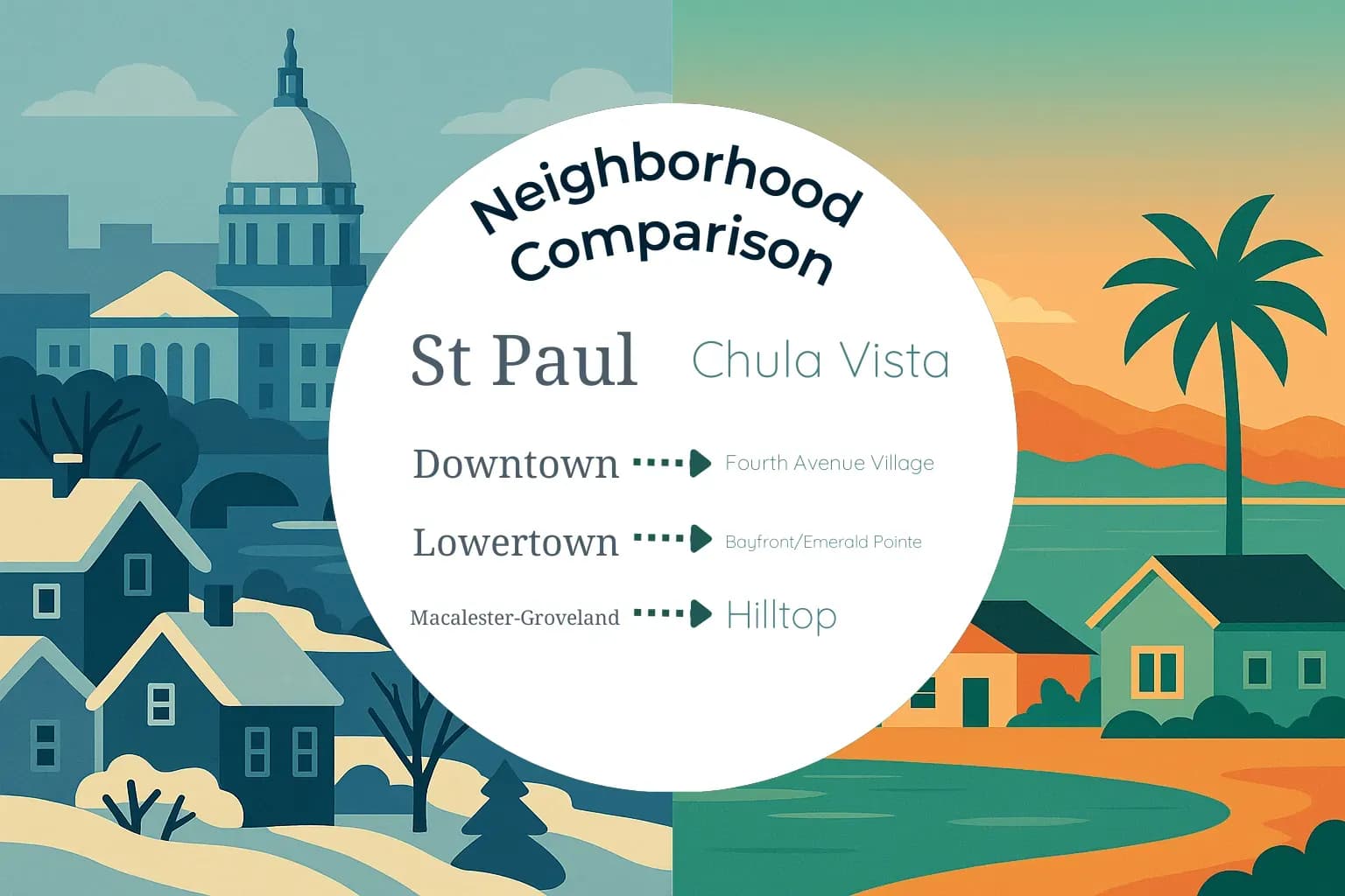 St. Paul vs Chula Vista Neighborhood Comparison