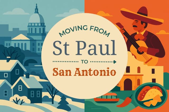 Moving from St. Paul to San Antonio