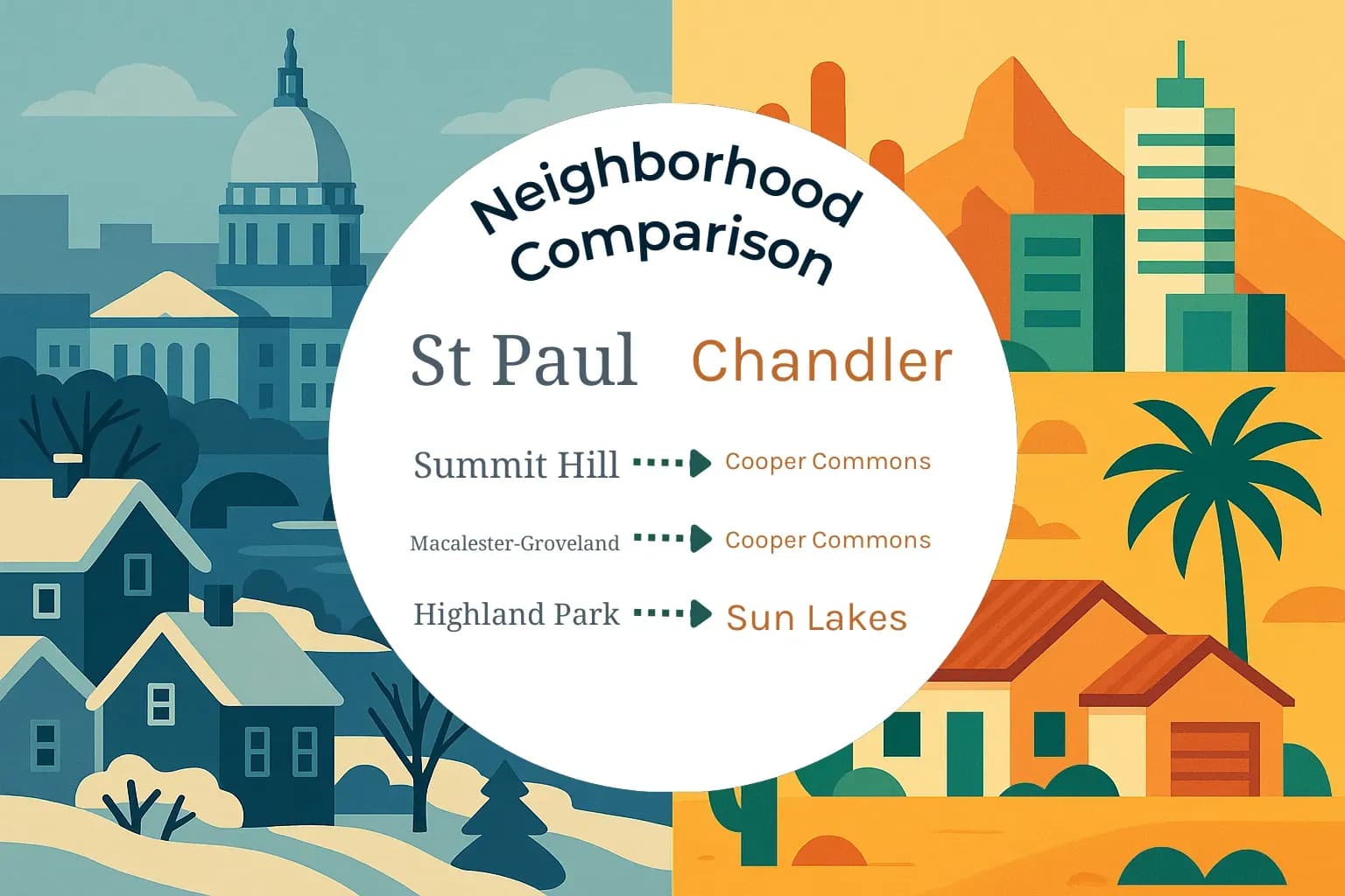 St. Paul vs Chandler Neighborhood Comparison