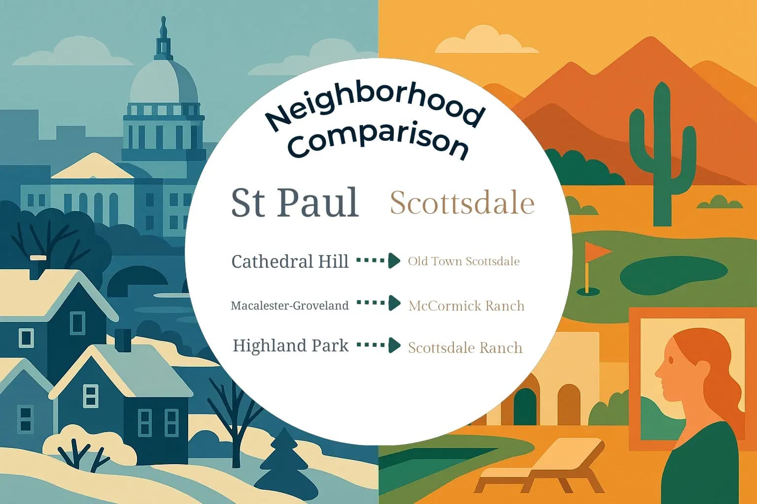 St. Paul vs Scottsdale Neighborhood Comparison
