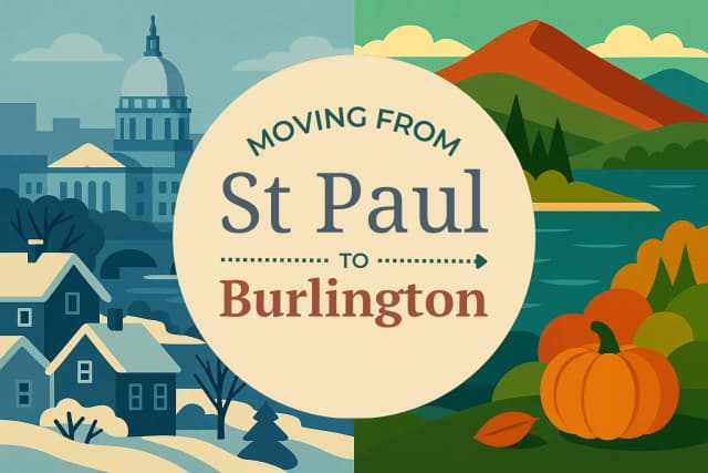 Moving from St. Paul to Burlington