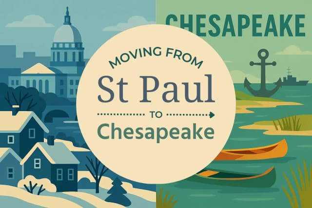 Moving from St. Paul to Chesapeake