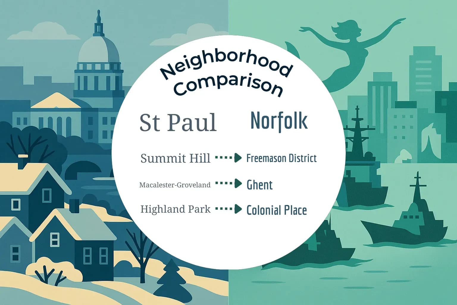 St. Paul vs Norfolk Neighborhood Comparison