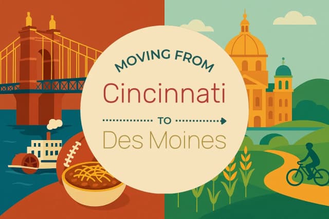 Moving from Cincinnati to Des Moines
