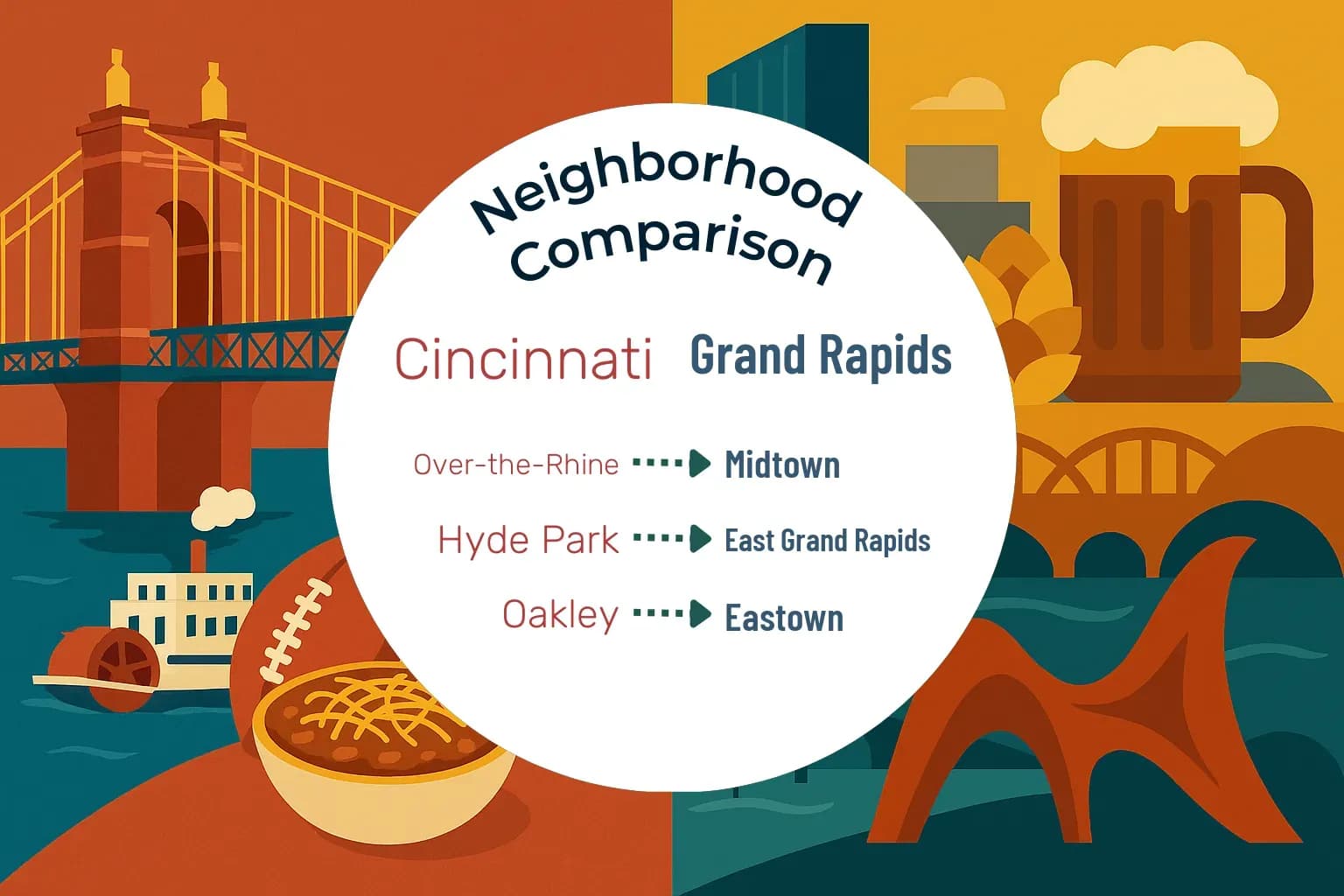 Cincinnati vs Grand Rapids Neighborhood Comparison