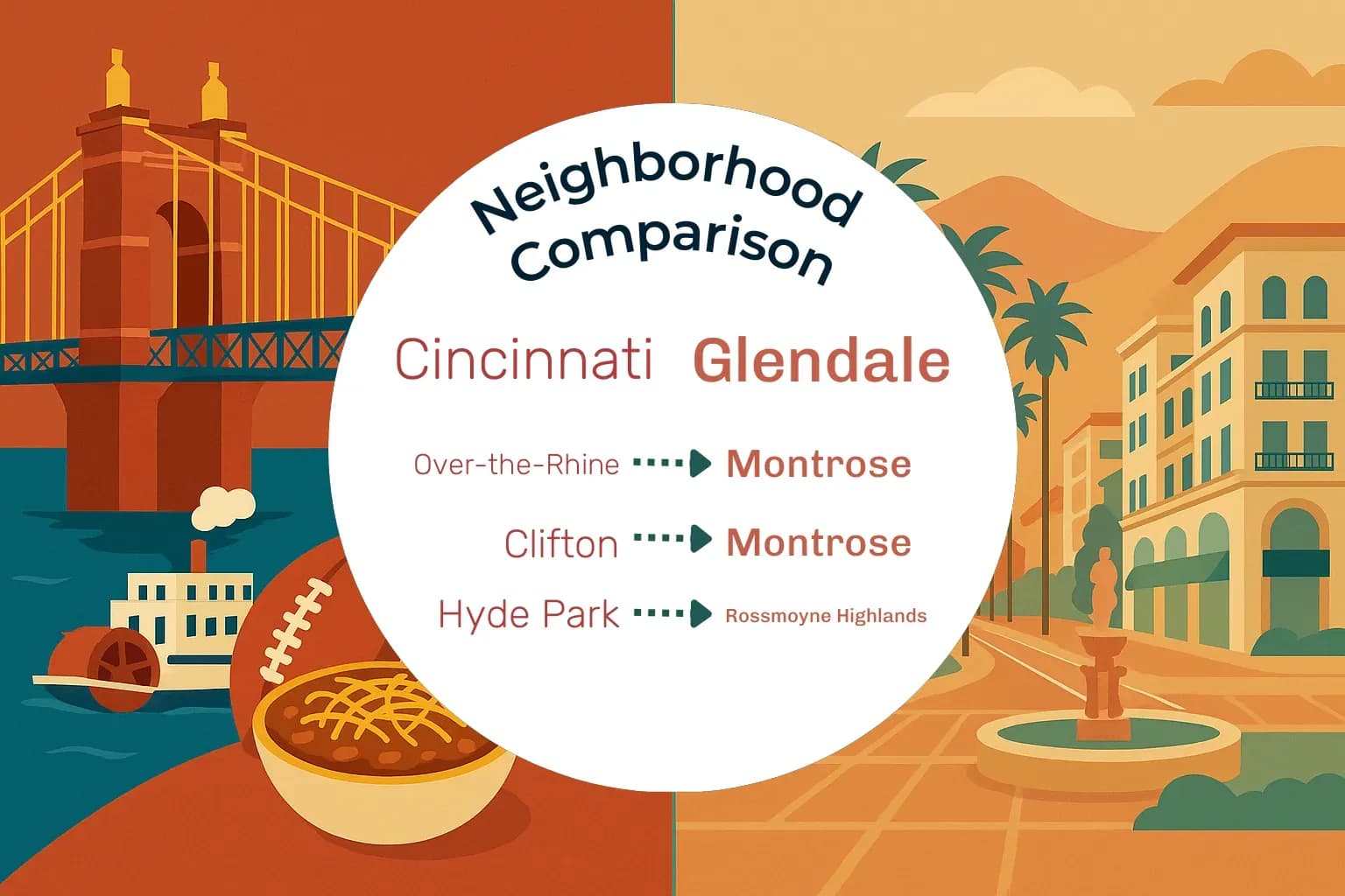 Cincinnati vs Glendale Neighborhood Comparison