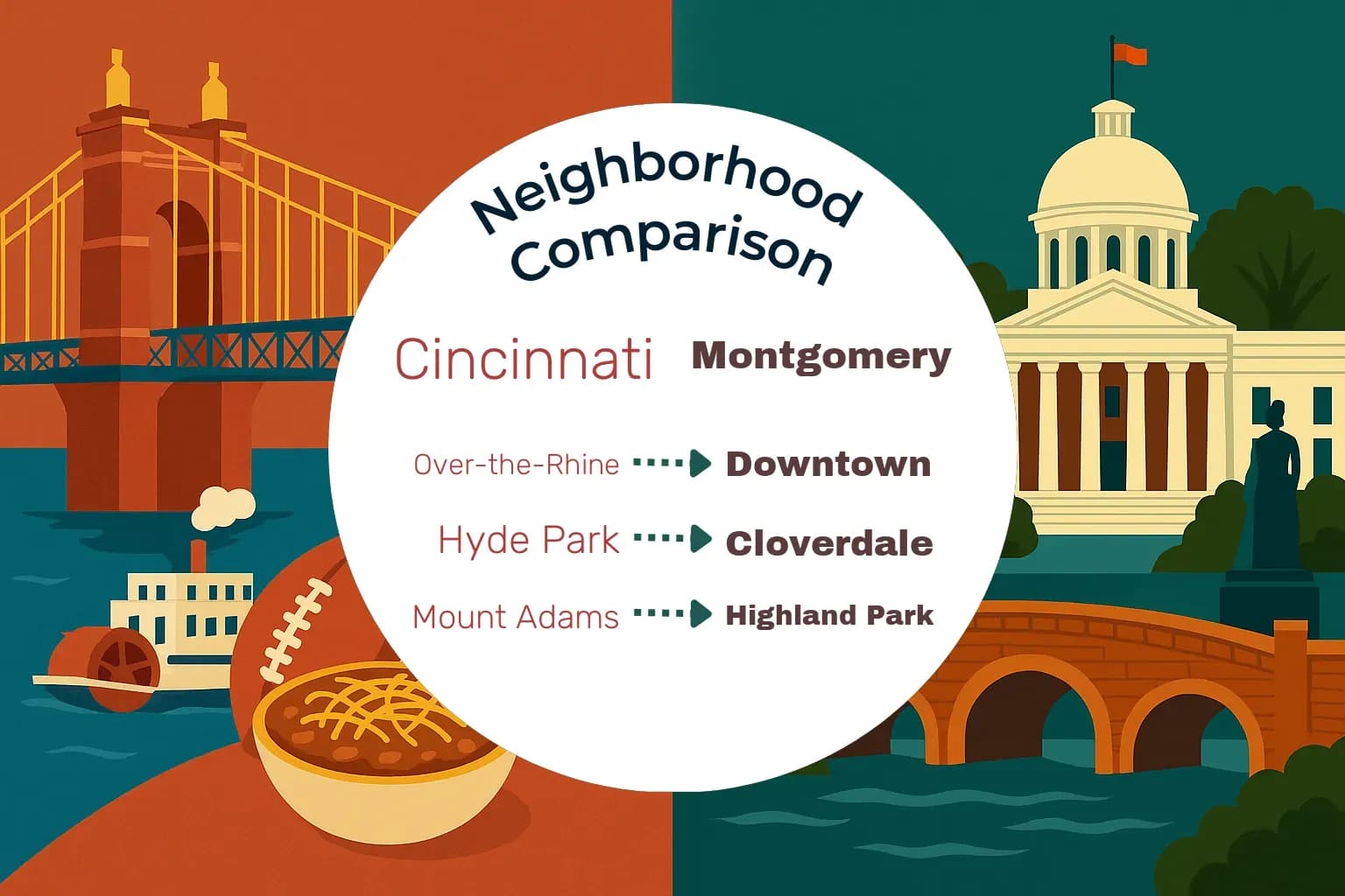 Cincinnati vs Montgomery Neighborhood Comparison