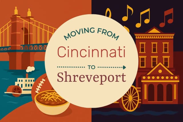 Moving from Cincinnati to Shreveport