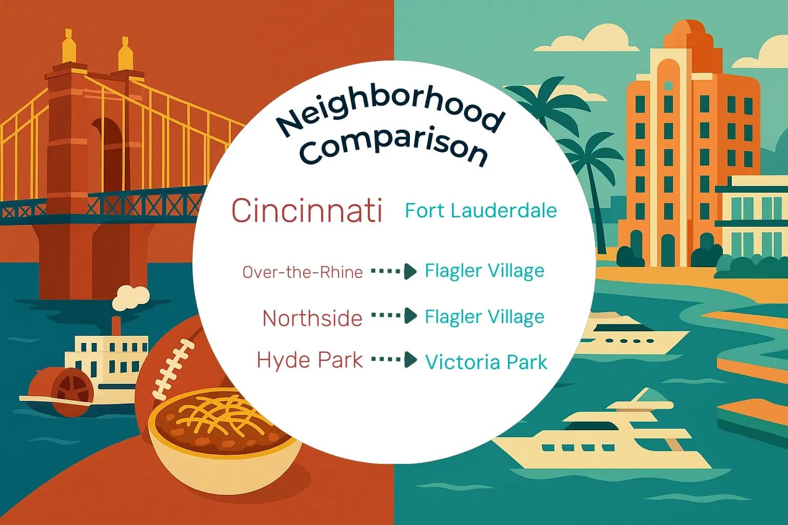 Cincinnati vs Fort Lauderdale Neighborhood Comparison
