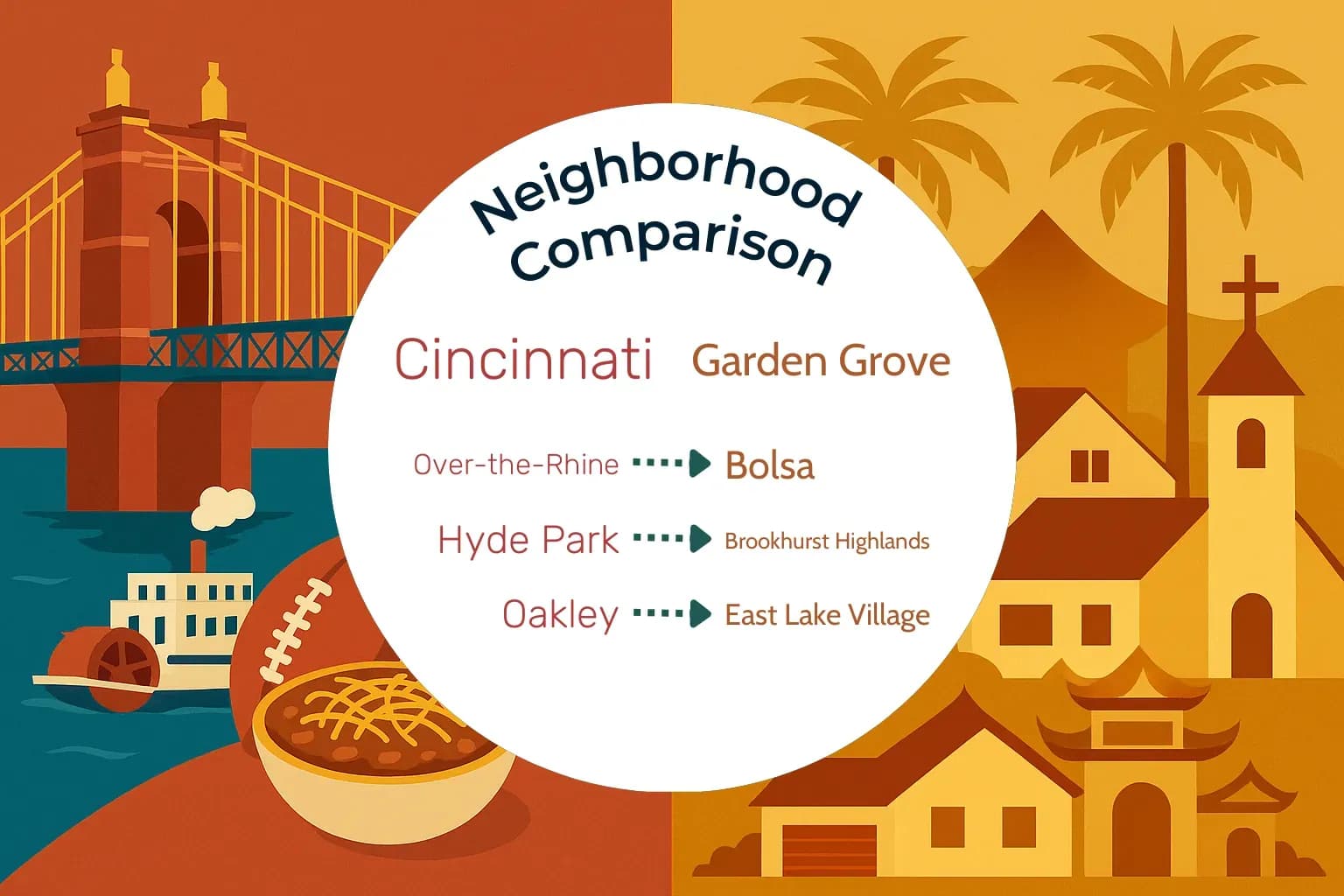 Cincinnati vs Garden Grove Neighborhood Comparison