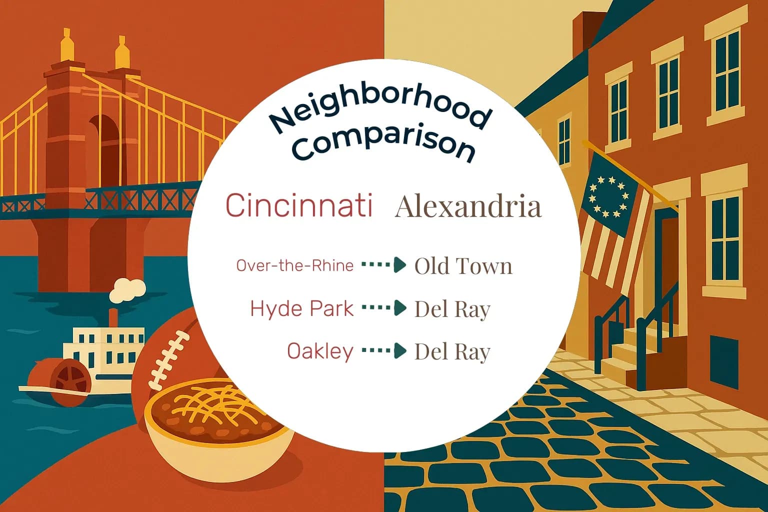 Cincinnati vs Alexandria Neighborhood Comparison