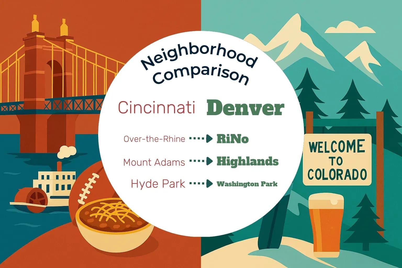 Cincinnati vs Denver Neighborhood Comparison