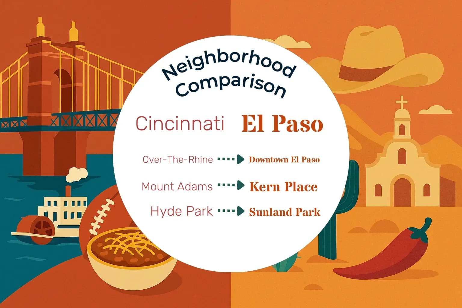 Cincinnati vs El Paso Neighborhood Comparison