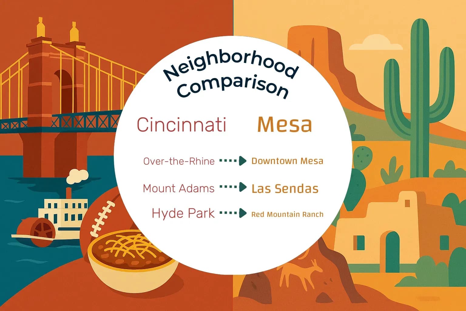 Cincinnati vs Mesa Neighborhood Comparison