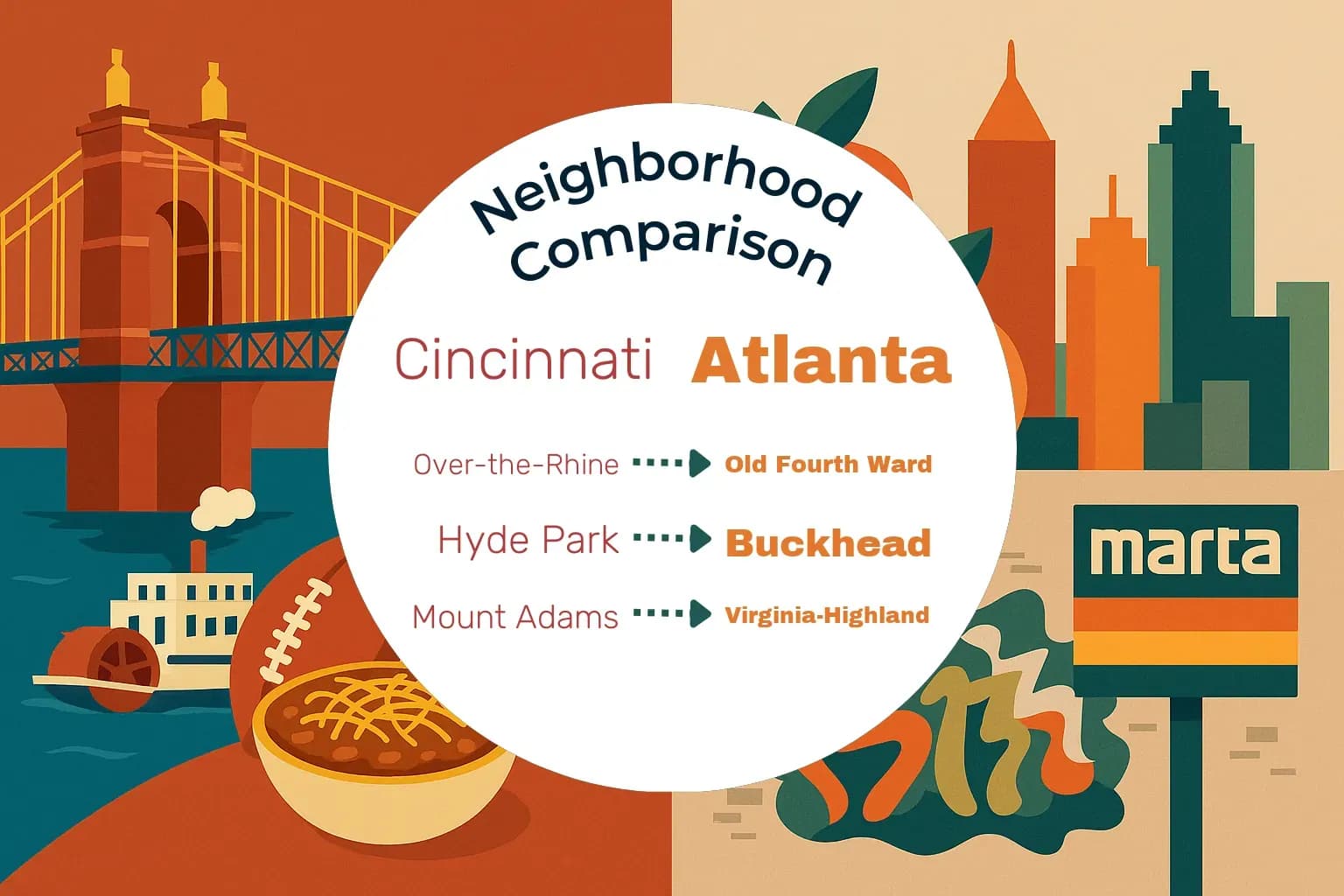 Cincinnati vs Atlanta Neighborhood Comparison