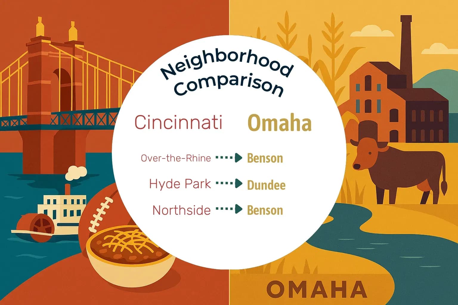 Cincinnati vs Omaha Neighborhood Comparison