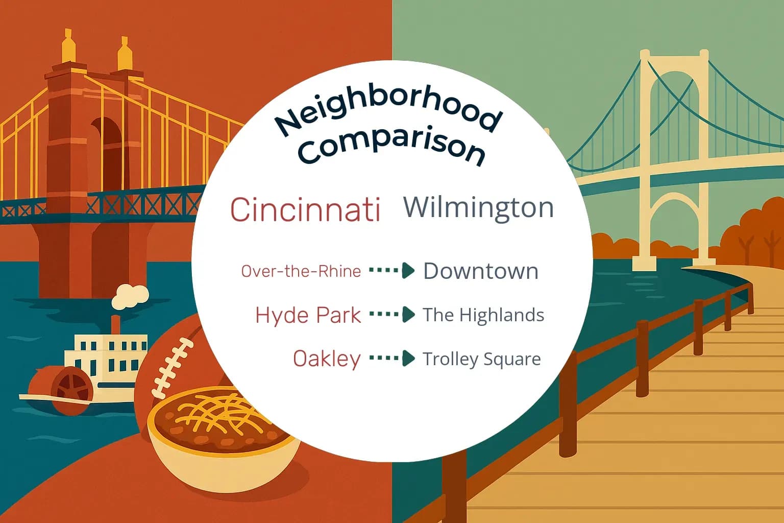Cincinnati vs Wilmington Neighborhood Comparison