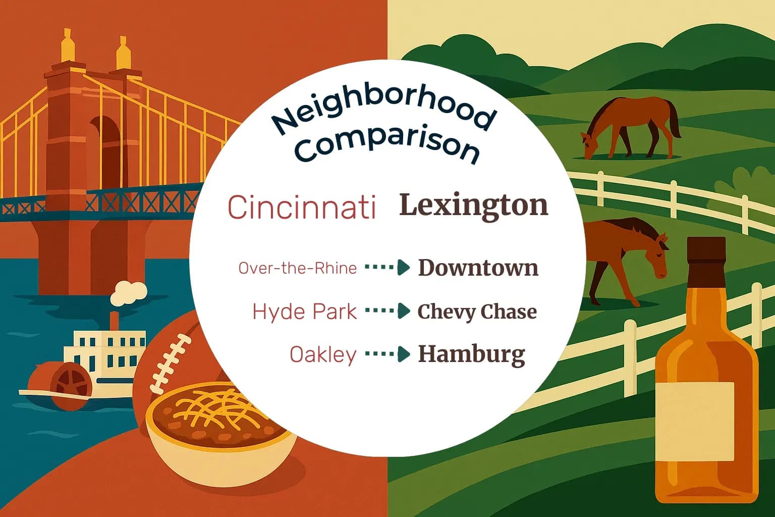 Cincinnati vs Lexington Neighborhood Comparison