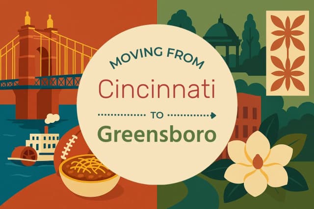 Moving from Cincinnati to Greensboro