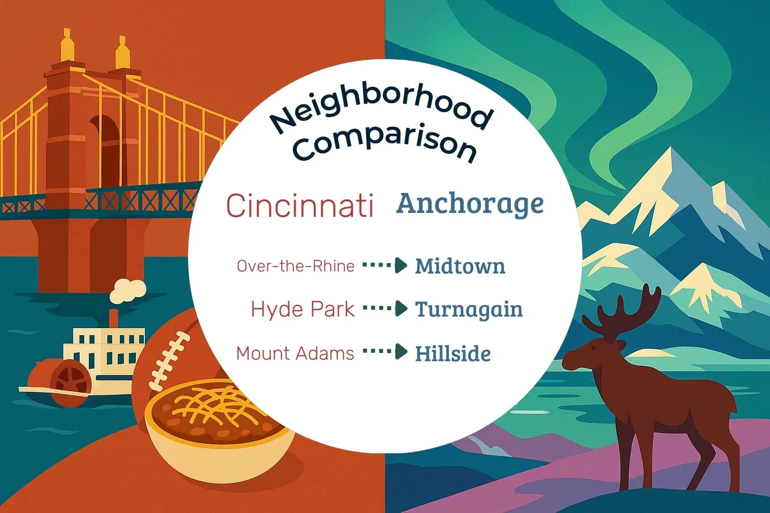 Cincinnati vs Anchorage Neighborhood Comparison