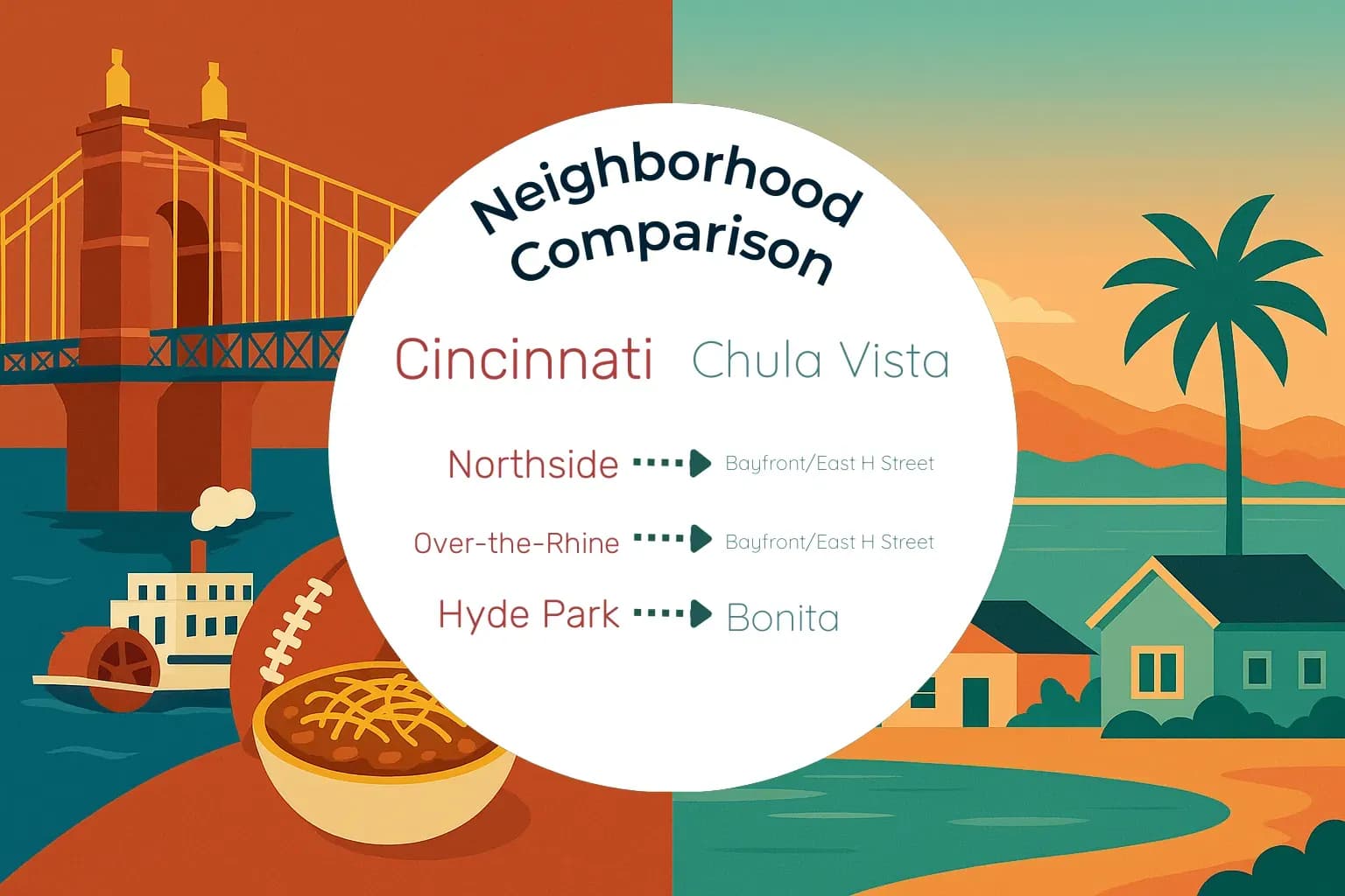 Cincinnati vs Chula Vista Neighborhood Comparison