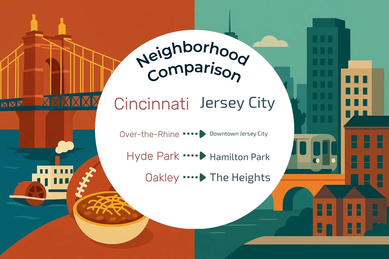 Cincinnati vs Jersey City Neighborhood Comparison
