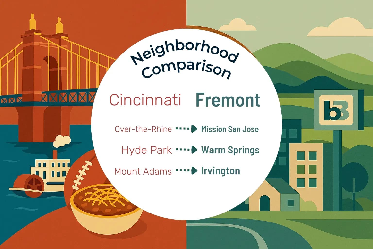 Cincinnati vs Fremont Neighborhood Comparison