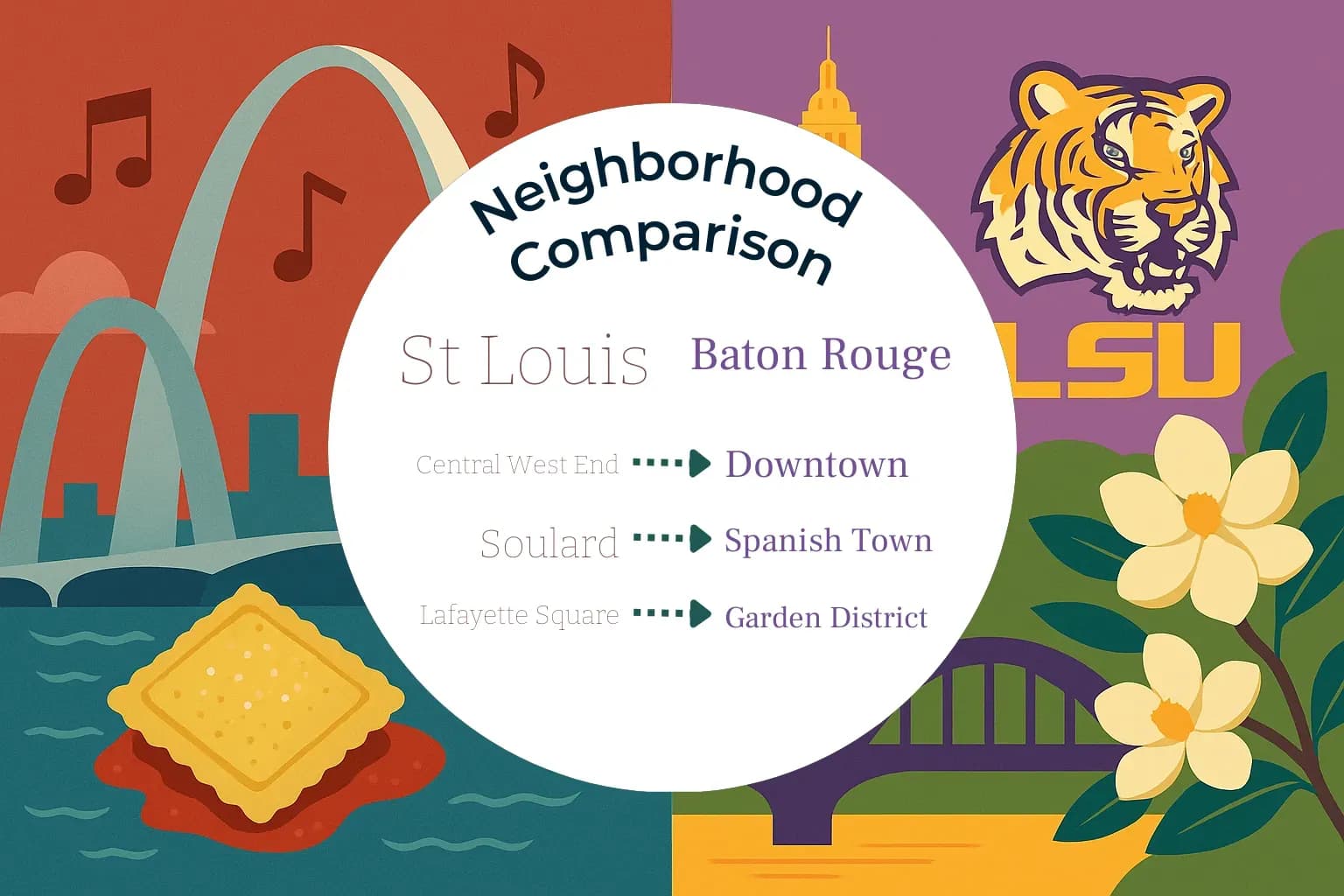 St. Louis vs Baton Rouge Neighborhood Comparison