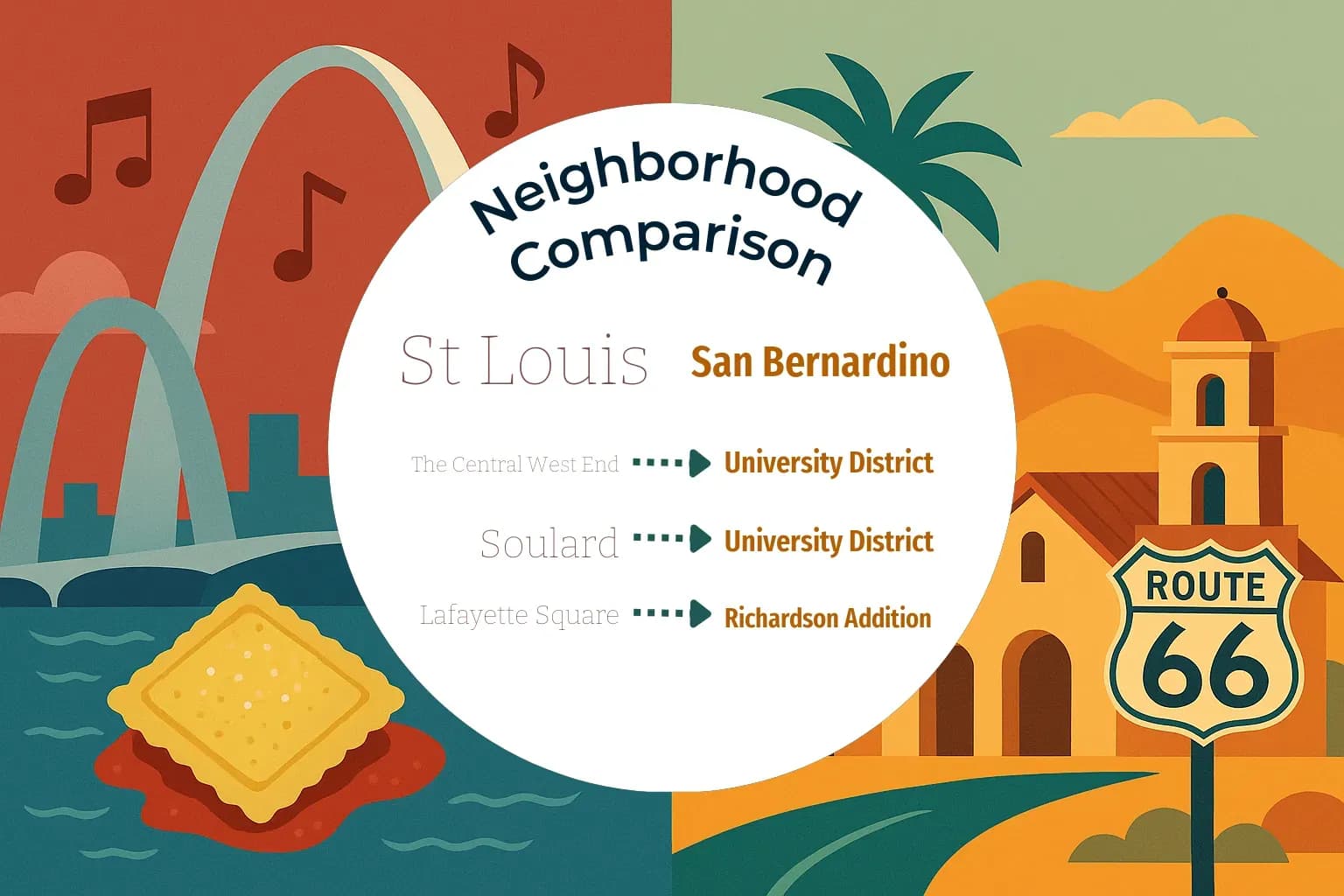 St. Louis vs San Bernardino Neighborhood Comparison