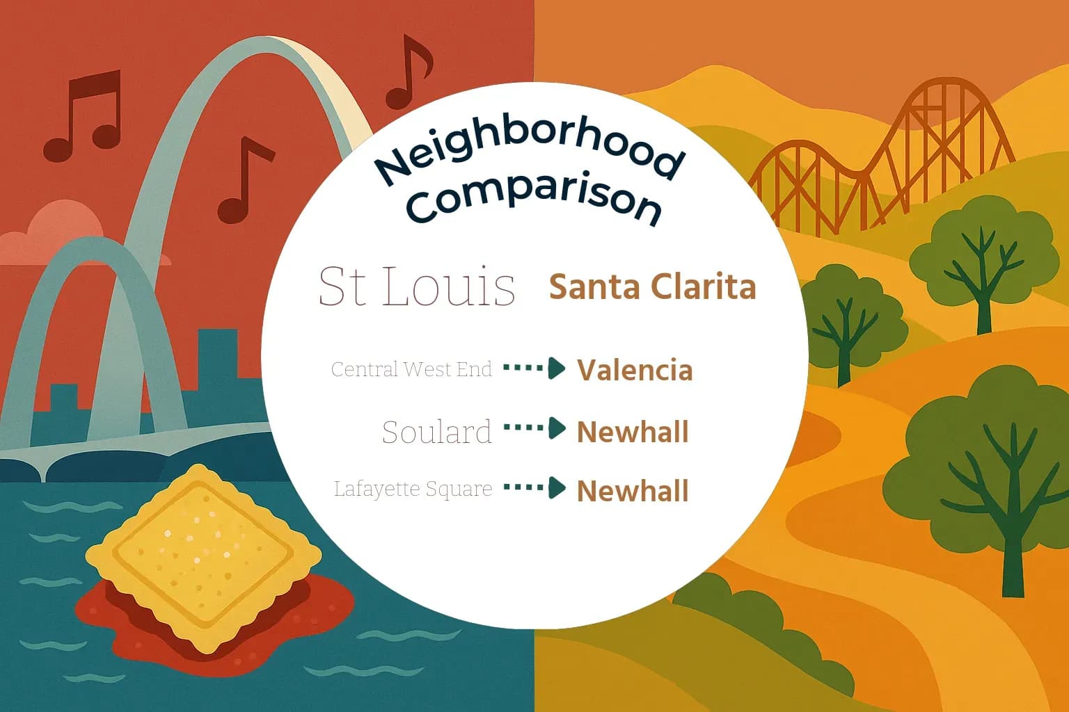 St. Louis vs Santa Clarita Neighborhood Comparison