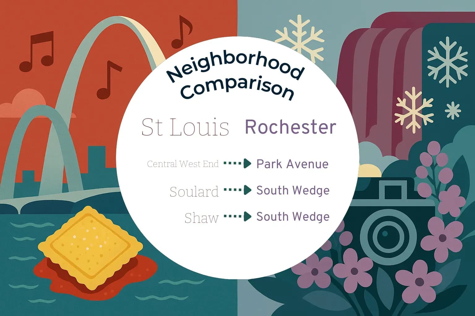 St. Louis vs Rochester Neighborhood Comparison