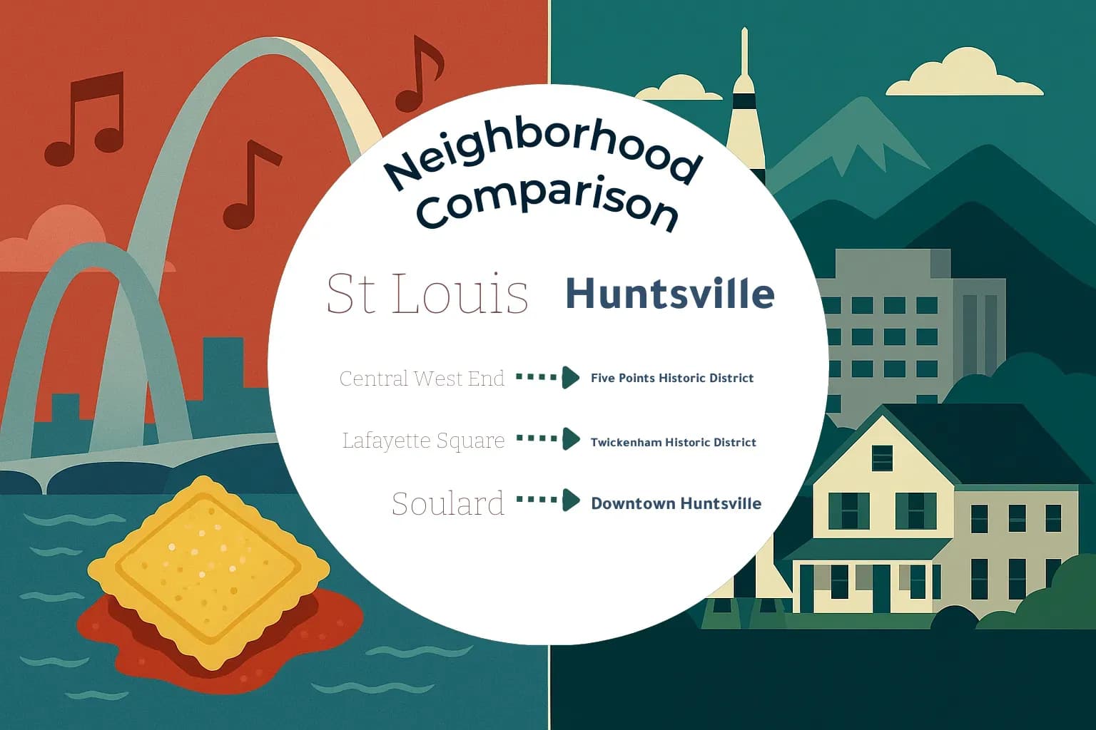 St. Louis vs Huntsville Neighborhood Comparison