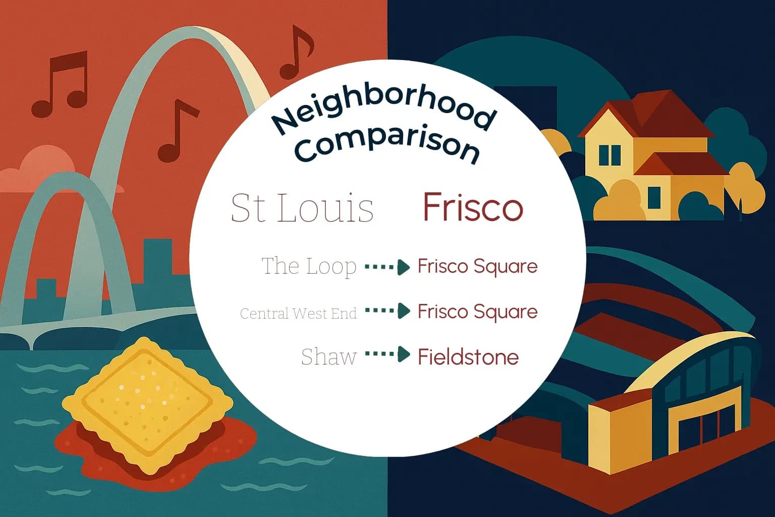 St. Louis vs Frisco Neighborhood Comparison