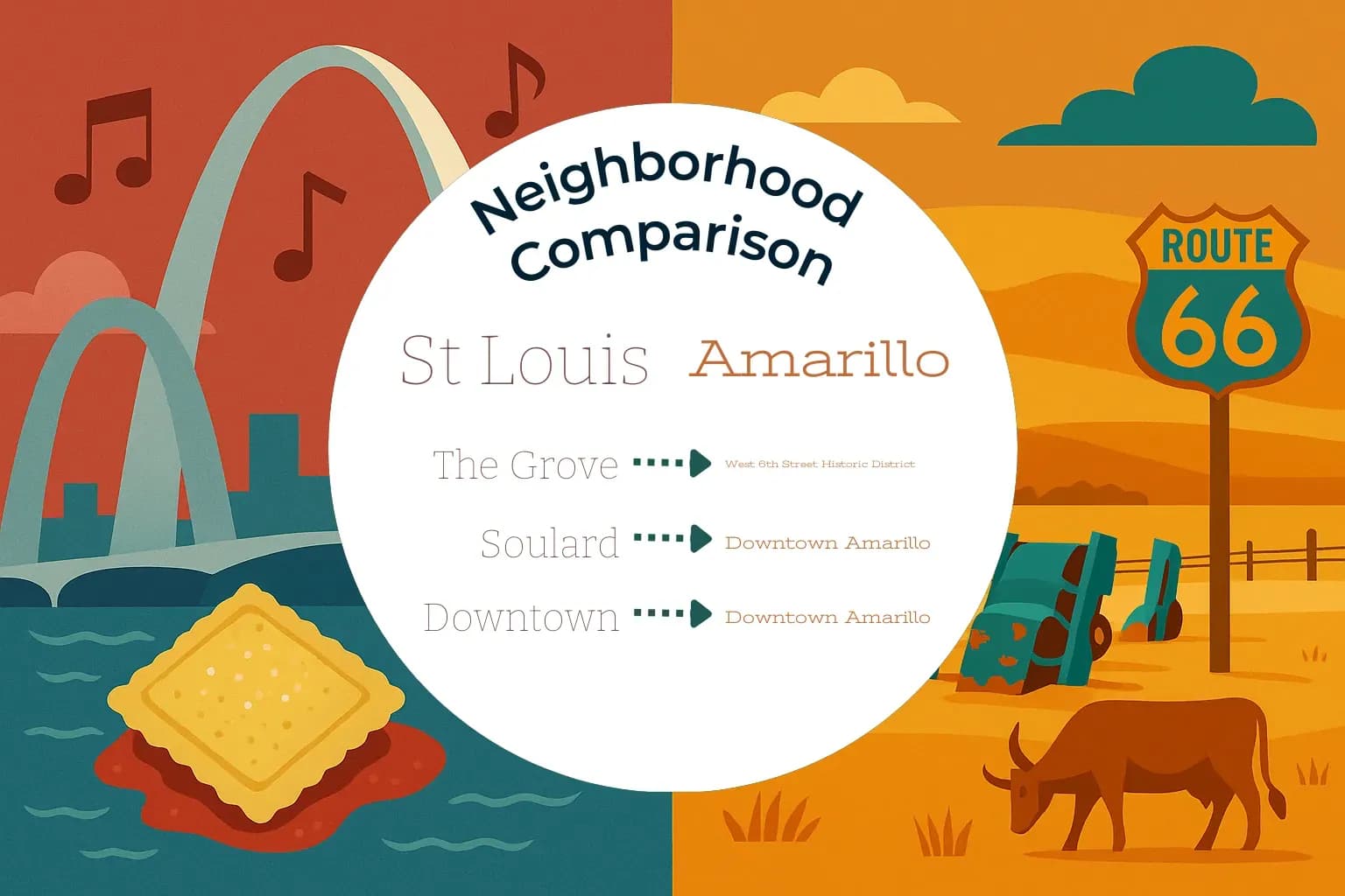 St. Louis vs Amarillo Neighborhood Comparison