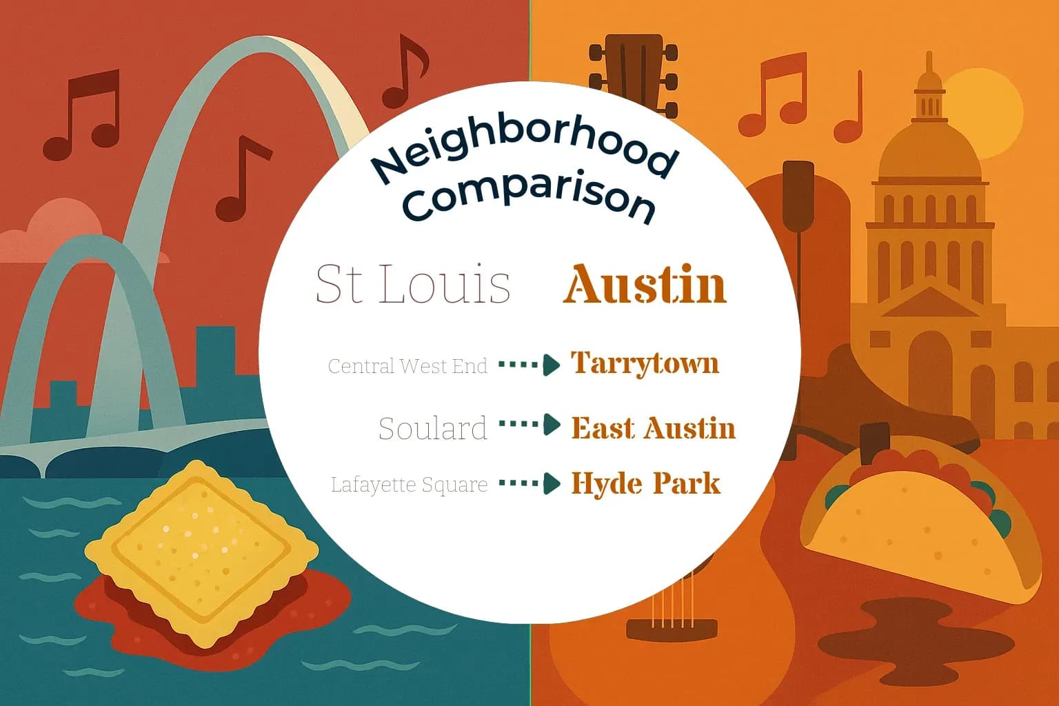 St. Louis vs Austin Neighborhood Comparison