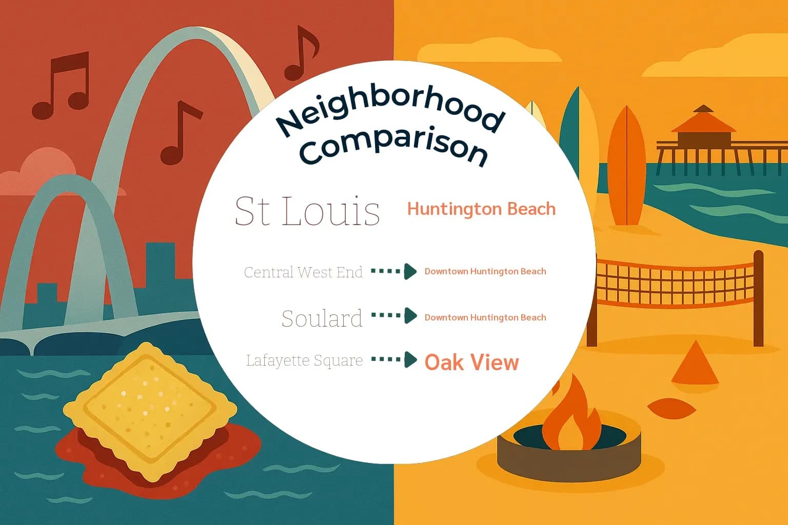 St. Louis vs Huntington Beach Neighborhood Comparison