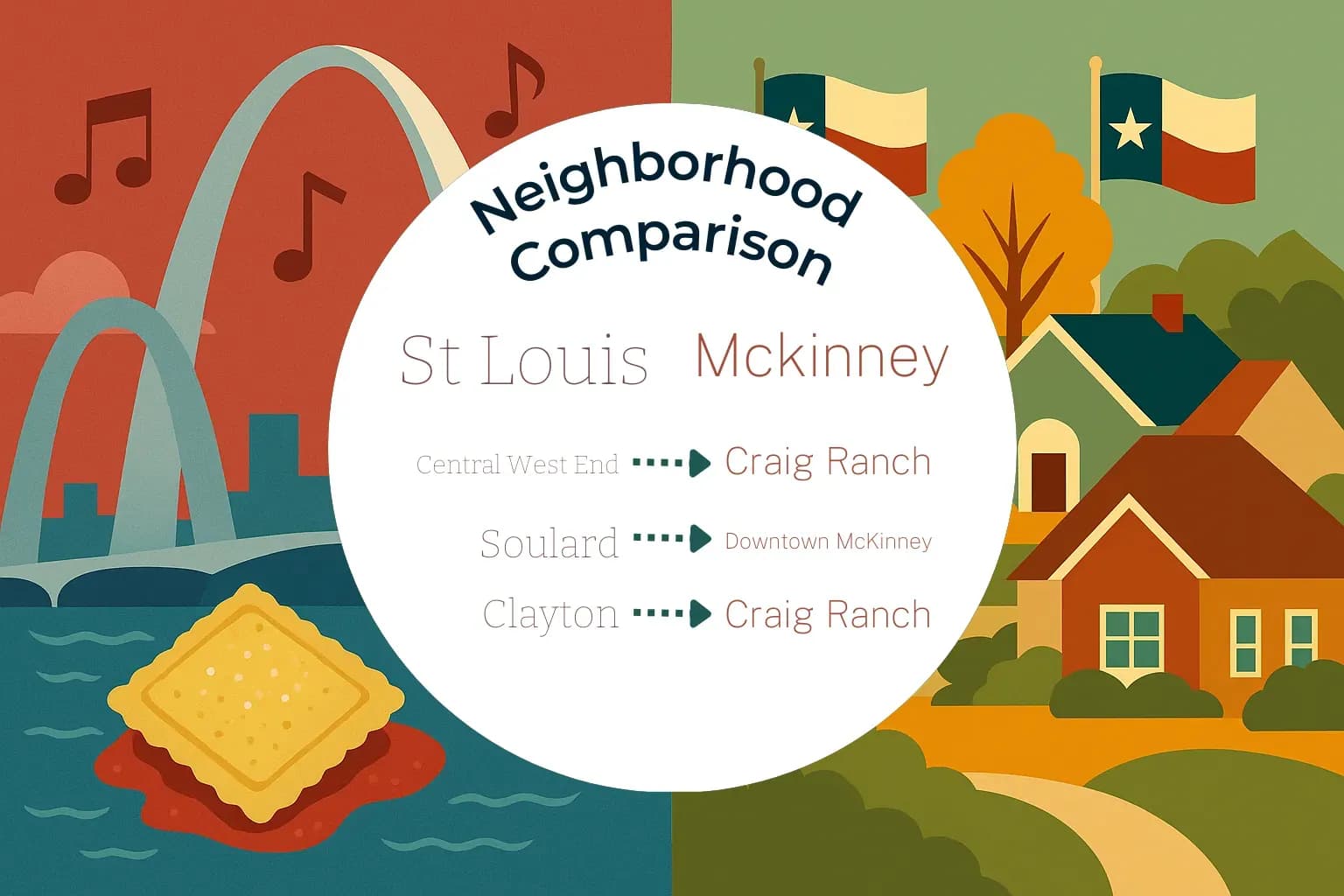 St. Louis vs Mckinney Neighborhood Comparison