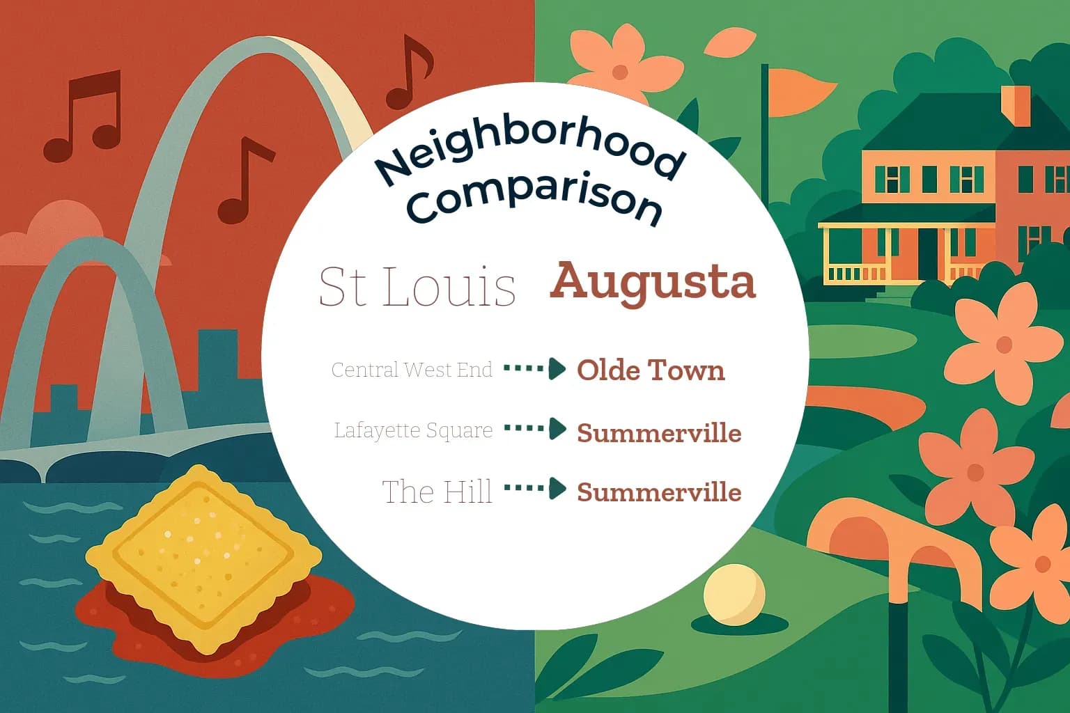 St. Louis vs Augusta Neighborhood Comparison