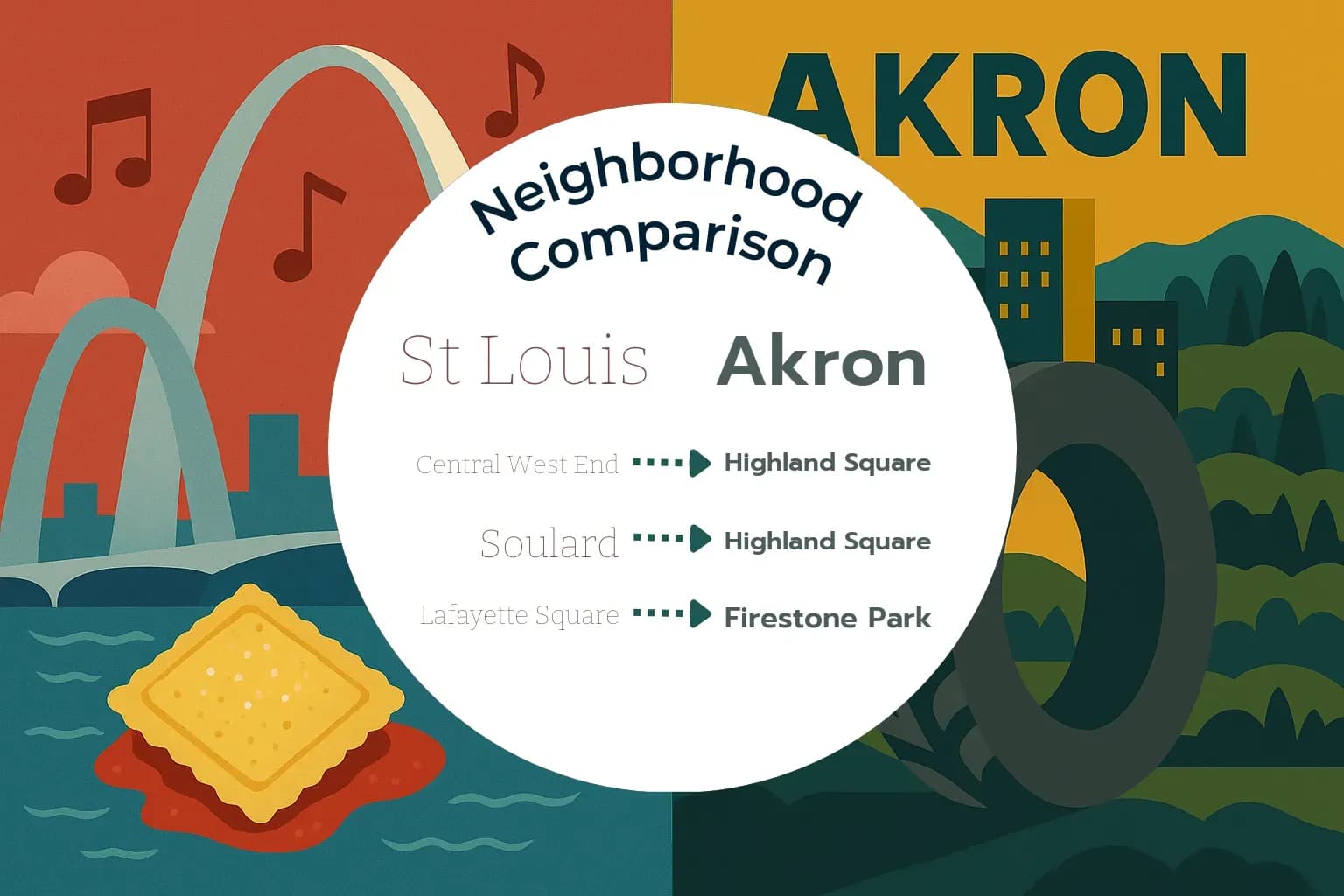St. Louis vs Akron Neighborhood Comparison