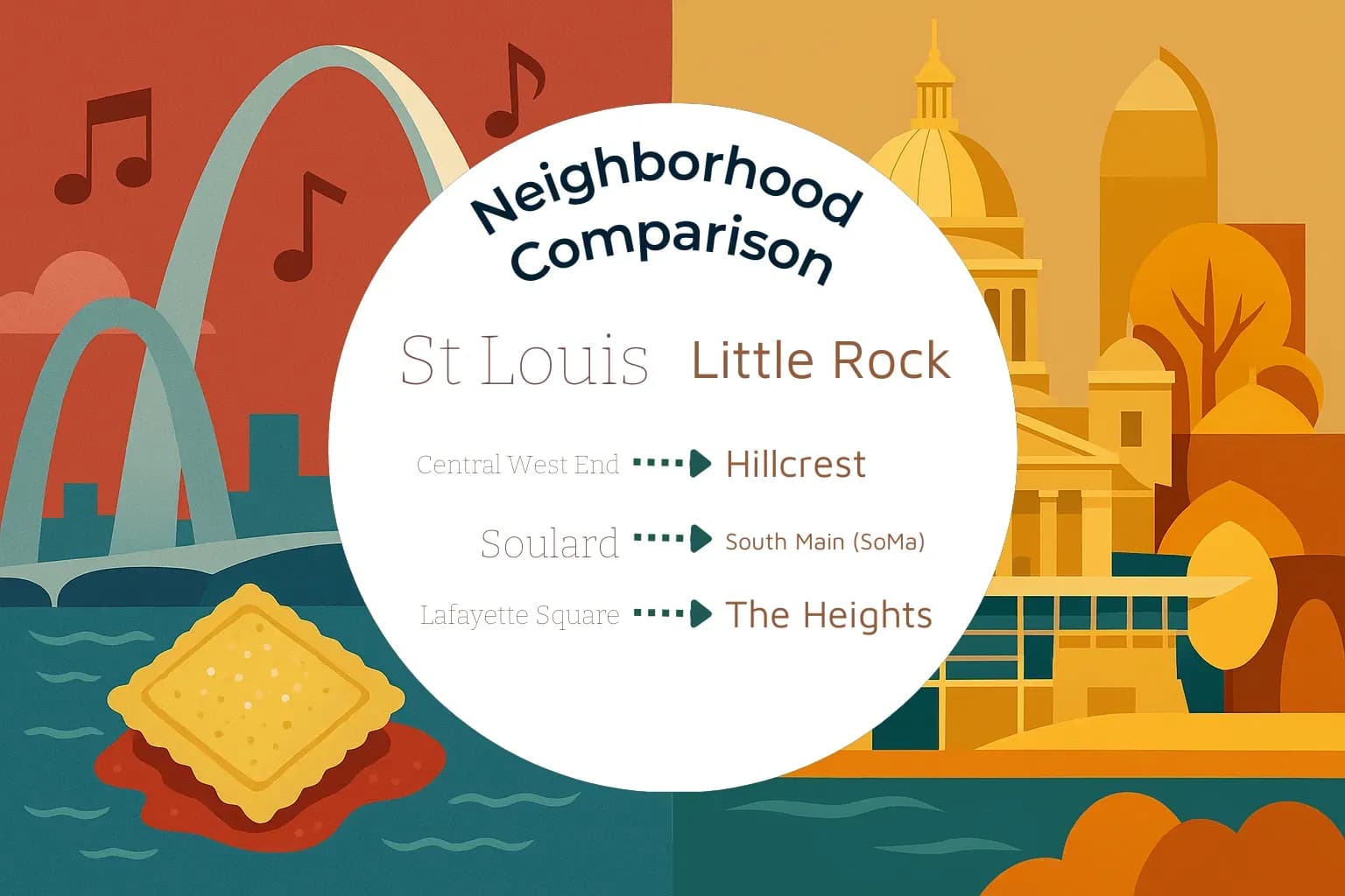 St. Louis vs Little Rock Neighborhood Comparison