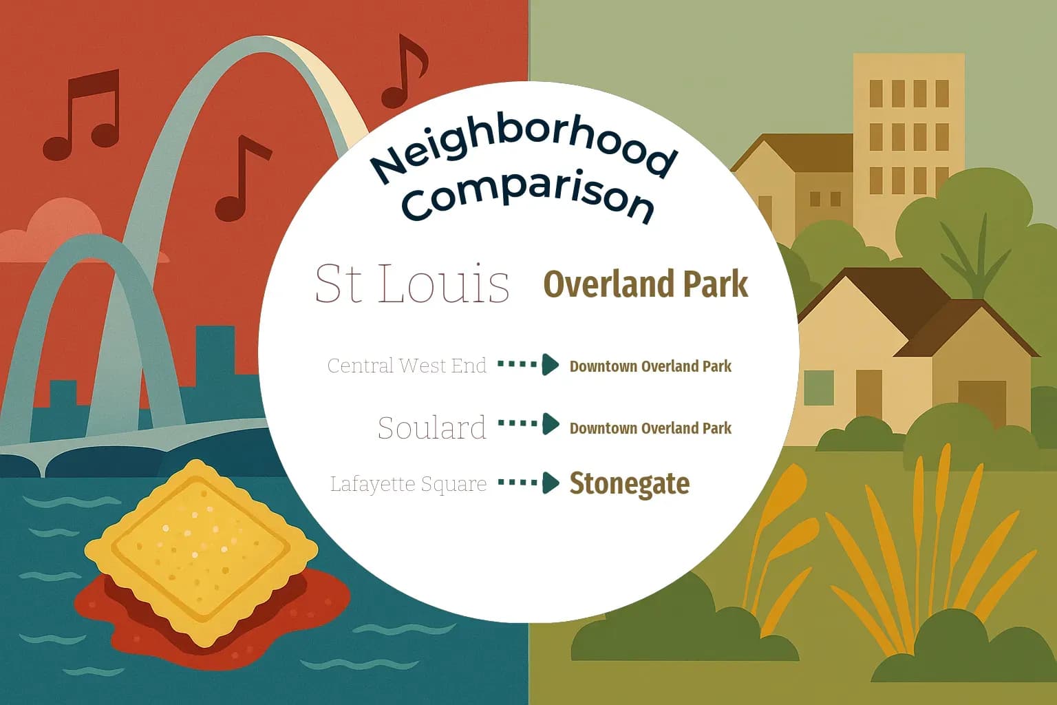 St. Louis vs Overland Park Neighborhood Comparison