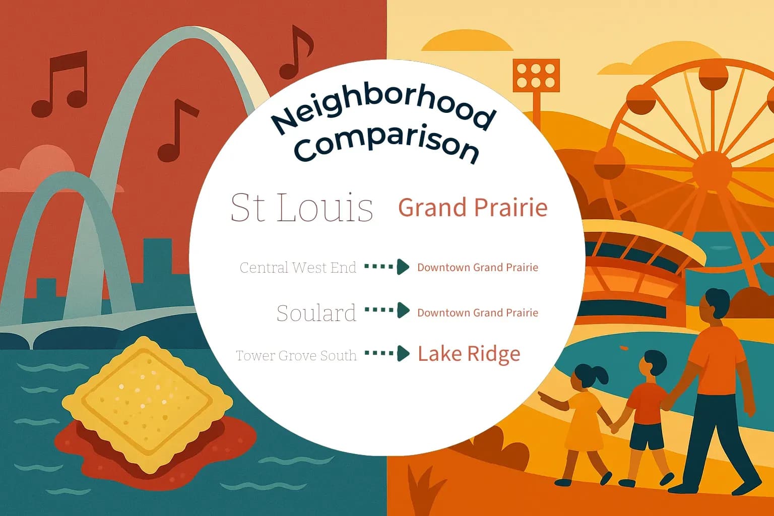 St. Louis vs Grand Prairie Neighborhood Comparison