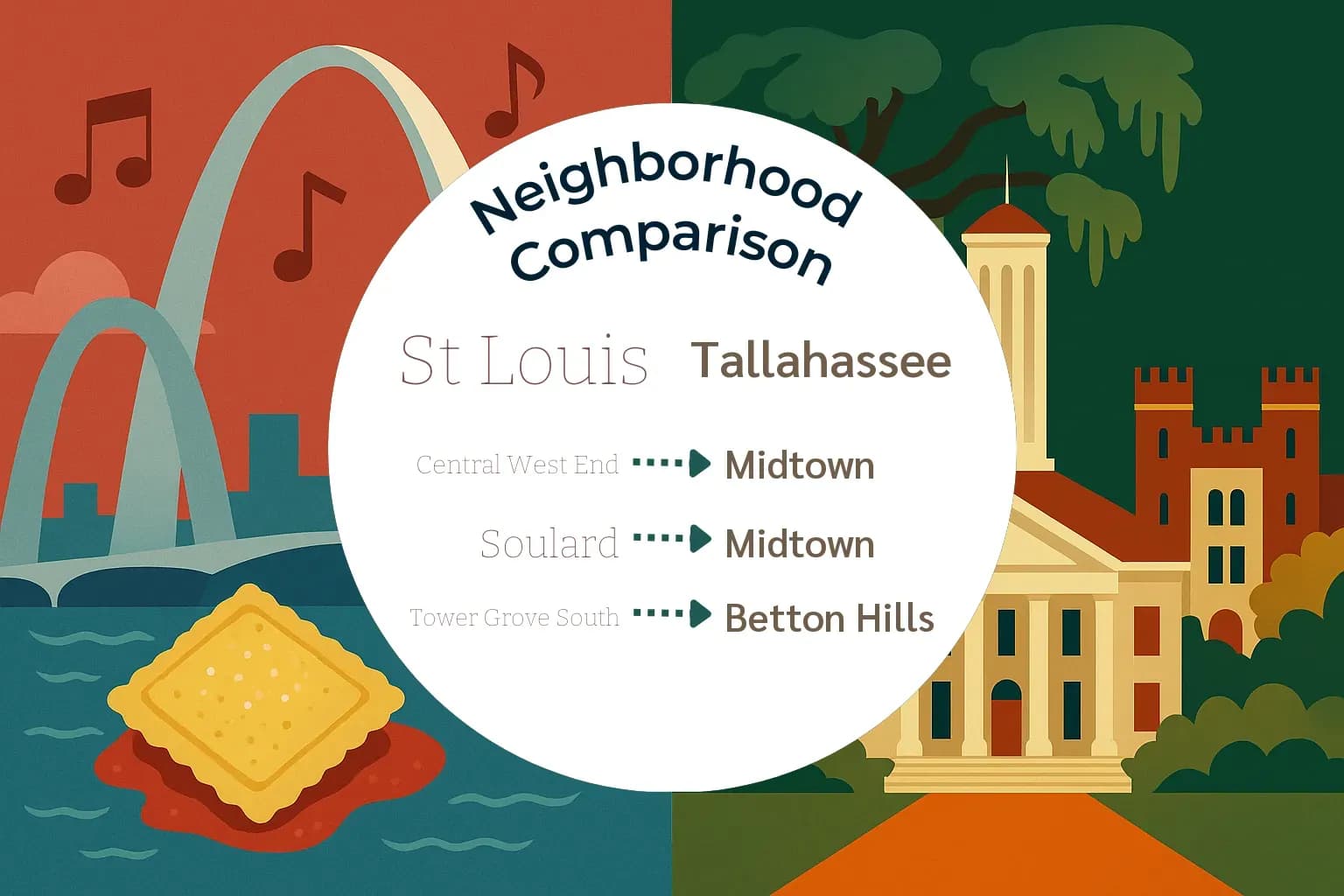 St. Louis vs Tallahassee Neighborhood Comparison