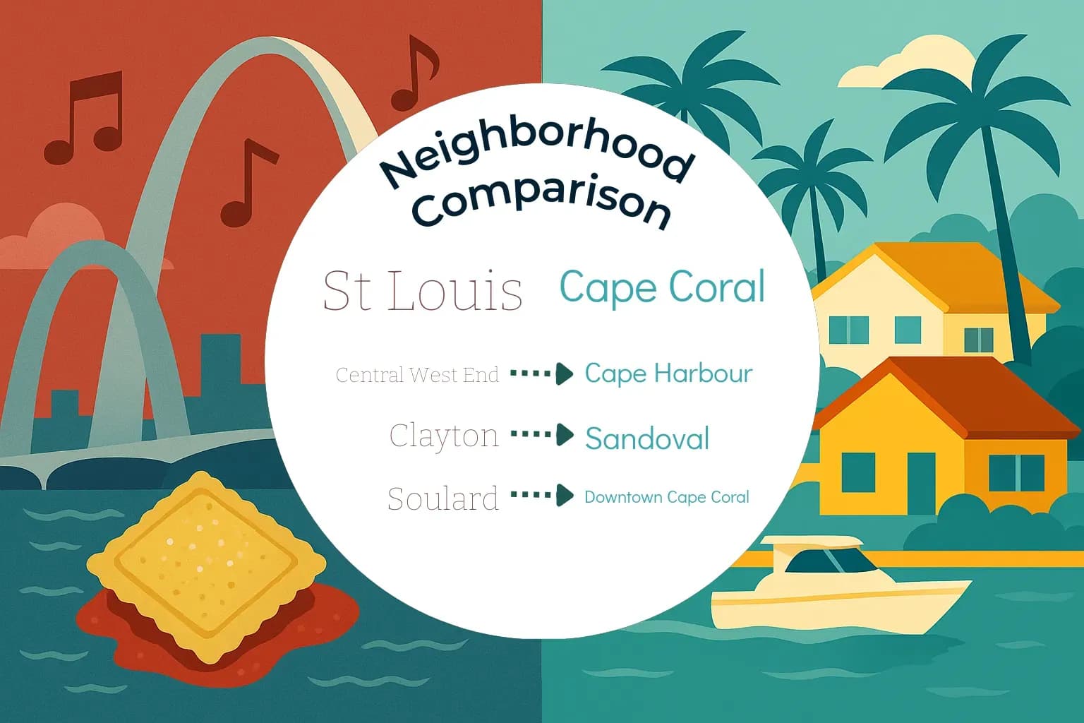 St. Louis vs Cape Coral Neighborhood Comparison