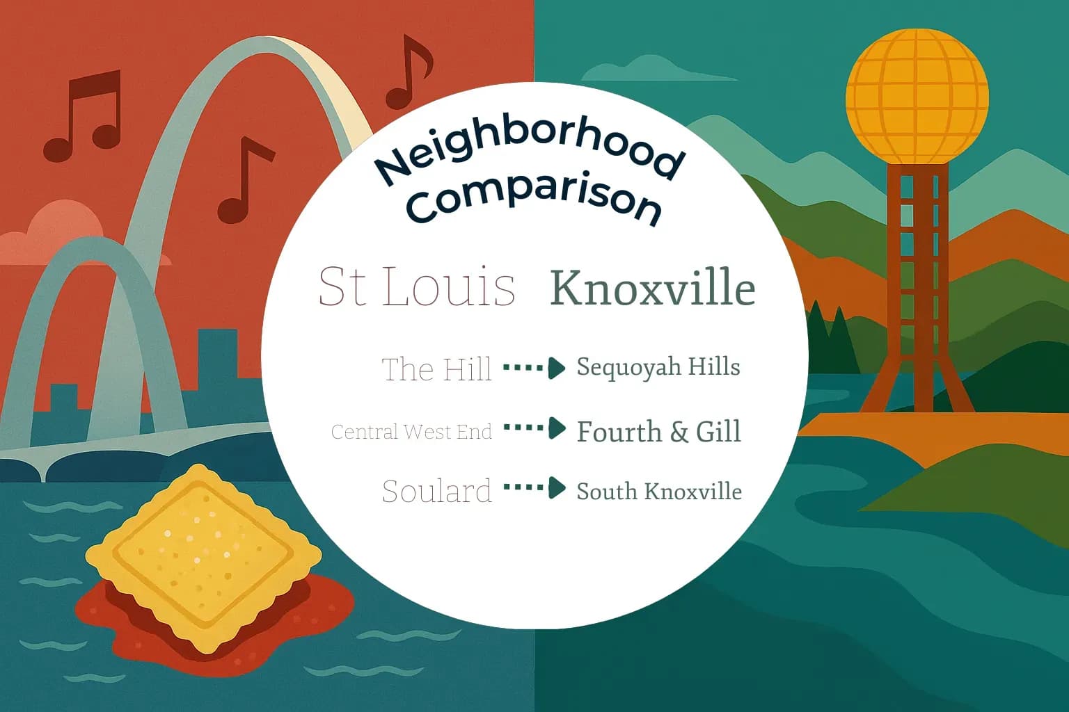 St. Louis vs Knoxville Neighborhood Comparison