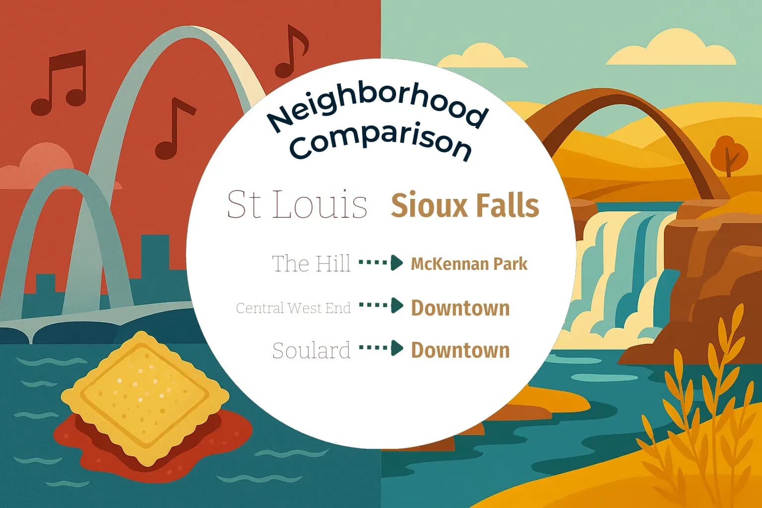 St. Louis vs Sioux Falls Neighborhood Comparison